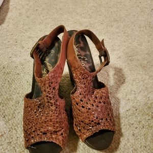Sam Edelman Wedges, Leather